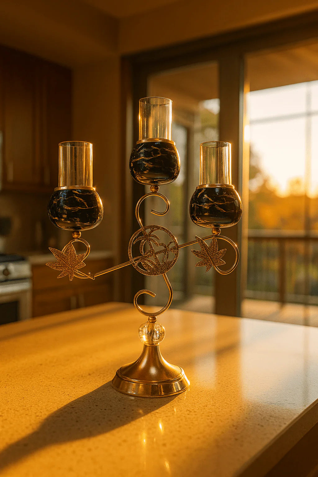 Luxury 3- Head Candle Holder